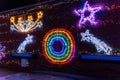 'Daft As a Brush' cancer patient transport charity's building lit up in Newcastle upon Tyne, UK