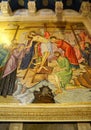 Descending Jesus from the cross. Mosaic Royalty Free Stock Photo