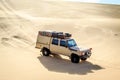 4x4 driving in the Namibian Desert.