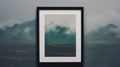 Minimalist 7x5 Frame Transfer Mockup On Mist Background