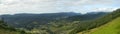 42x12 Inch Numinbah Valley Panorama Australia Royalty Free Stock Photo