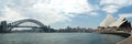 12x36 inch Sydney Harbour Bridge and Sydney Opera House Panorama