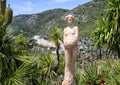 & x27;Justine ou Isis& x27; sculpture in the Exotic Garden of Eze, France