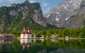 & x22;Konigssee& x22; the sea of King in summer season. Royalty Free Stock Photo