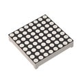 8x8 LED dot matrix display isolated on white.