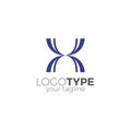 X Letter Vector Logo Template Design. X Icon Royalty Free Stock Photo