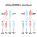 X-linked recessive inheritance