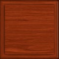 1x1 Mahogany Square Sign Blank