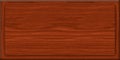 1x2 Mahogany Square Sign Blank