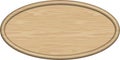 1x1.5 Maple Oval Sign Blank