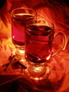 X-mas drink mulled wine Royalty Free Stock Photo