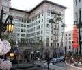 Holidays are coming - X-mas and New Year decorations on the streets of Los Angeles