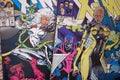 The X-Men comic book covers published by Marvel Comics