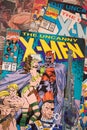 The X-Men comic books published by Marvel Comics Royalty Free Stock Photo