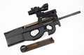 5.7 x 28mm Assault Rifle Royalty Free Stock Photo