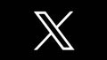 X new logo Twitter. Sign symbol letter X in minimalist design. 3d render