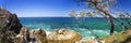 36X12 North Stradbroke Island Panorama Royalty Free Stock Photo