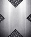 X pattern metal background