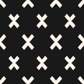 X pattern. Modern funky texture with crosses. Royalty Free Stock Photo