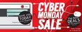 8000x3200 Pixel Cyber Monday Banner