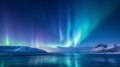 5353X3000 pixel,300DPI,size 17.5 X 10 INC. Ethereal aurora borealis pattern Royalty Free Stock Photo