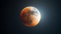 5353X3000 pixel,300DPI,size 17.5 X 10 INC.Lunar eclipse pattern with the moon
