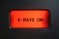X-Ray Alert Light Royalty Free Stock Photo