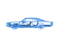 X-Ray car - muscle car model