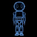 X-ray cute artificial intelligence robot