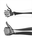 X-ray hand Royalty Free Stock Photo