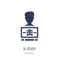 x-ray icon. Trendy flat vector x-ray icon on white background fr Royalty Free Stock Photo