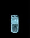 X-ray of a mobile phone
