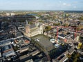 's-Hertogenbosch, Sint-Janskathedraal and the parade square, city unofficially called Den Bosch capital of the Royalty Free Stock Photo