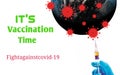 It's Vaccination Time high quality poster