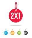 2x1 Shopping Vector Royalty Free Stock Photo