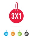 3x2 Shopping Vector Royalty Free Stock Photo