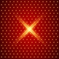 x symbol pattern electric laser technology, extreme red background Royalty Free Stock Photo