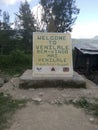 Welcome to Venilale monument at Fatulia village, Timor-Leste.