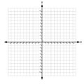 X and y axis with numbers vector