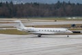 XA-BAL Gulfstream G650 jet in Zurich in Switzerland Royalty Free Stock Photo