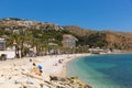 Xabia Spain beautiful Spanish beach with clear blue sea and Platja de la Grava beach located near Denia also known as Jave