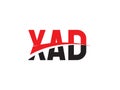 XAD Letter Initial Logo Design Vector Illustration Royalty Free Stock Photo