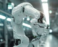 Xai mechanized robotics arms for industrial factory automation manufacturing process