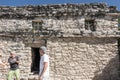 Xaibe pyramid in Coba, Mexico