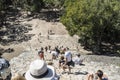 Xaibe pyramid in Coba, Mexico