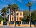 Xalet Bonet manor beautiful historic building and tourist attraction in the sunshine, Salou Costa Dorada Catalonia Spain