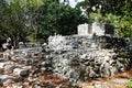 Xaman-Ha, Playacar Mayan Ruins, Mexico Royalty Free Stock Photo