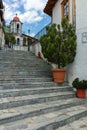 XANTHI, GREECE - SEPTEMBER 23, 2017: Stone orthodox church town of Xanthi, East Macedonia and Thrace, Greece