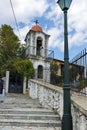 XANTHI, GREECE - SEPTEMBER 23, 2017: Stone orthodox church town of Xanthi, East Macedonia and Thrace, Greece