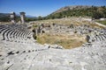 Xanthos Ancient City. Grave monument and the ruins of ancient city of Xanthos - Letoon Xantos, Xhantos, Xanths in Kas, Antalya/T